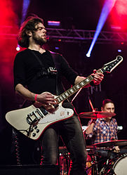 Piotr Trybusz, gitarzysta zespołu Rust
