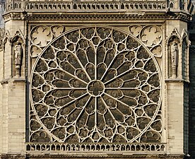South rose window of Notre-Dame de Paris