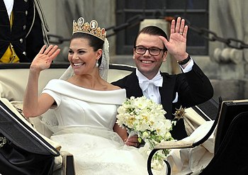 Královská svatba švédské korunní princezny Viktorie a Daniela Westlinga, která proběhla ve Stockholmu 19. června 2010.