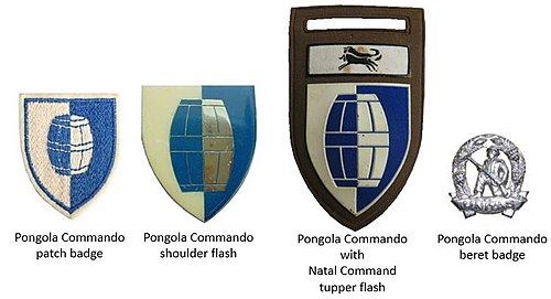 SADF era Pongola Commando insignia