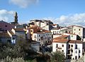 Vista di Satriano di Lucania (dalla casa di zio).