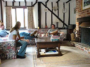 A sitting room in the United Kingdom. Original...
