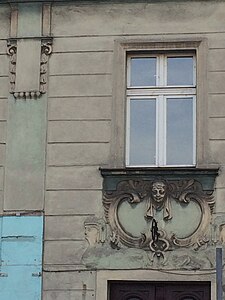 Detail of the facade