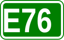 Zeichen der Europastraße 76