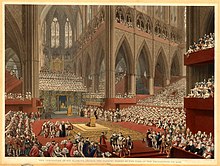 The Coronation of His Majesty, George the Fourth - Taken at the Time of the Recognition. July 19, 1821. by Matthew Dubourg.jpg