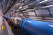 Section of the Large Hadron Collider
