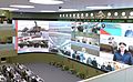 Přímé přenosy z různých částí Ruska v Národním centru řízení obrany