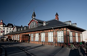 Das Hauptgebäude des Bahnhofs Østerport