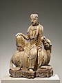 Simhanada Avalokiteshvara dalam perwujudannya sebagai singa yang mengaum (Shi Hou Guanyin).