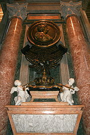 Monumento al la reĝino Kristina de Svedio.