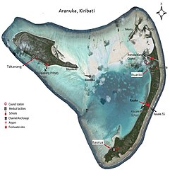 Karte des Atolls Aranuka