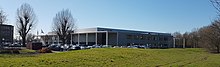 Sports facilities in Randwyck 2019 Maastricht-Randwyck, P Debyeplein, Universitair Sportcentrum (1a).jpg