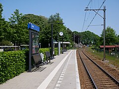 Dalen, Seitenbahnsteig