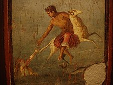 Frixos a Hellé, pompejská freska z poloviny 1. století
