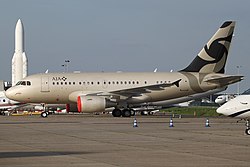 Airbus ACJ318 der Al Jaber Aviation