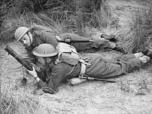 Free Belgian soldiers training in Wales, 1942 Allied Forces in the United Kingdom 1939-45 H7146.jpg