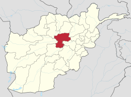 Bámján na mape Afganistanu
