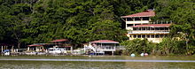 The Smithsonian Tropical Research Institute Library in Panama has a branch at the research station on Barro Colorado Island. Barro Colorado Research.JPG