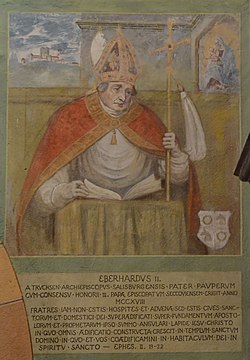 Eberhard von Regensberg, bildo el la episkopa kapelo de Seckau