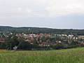 Der Bissendorfer Ortskern von der Rudolfshöhe von Süden aus gesehen