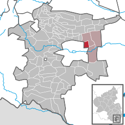 Läget för Bornheim i Landkreis Südliche Weinstraße