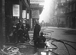 House fire, Herkulesgatan, 1929.