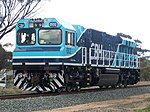 CBH class locomotive no. CBH002 Mooterdine, at Wagin, Western Australia, in 2012