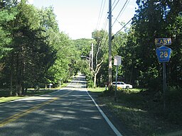 Rockland County Road 28 i Blauvelt.