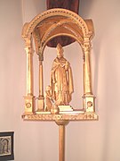 Canne de procession, dédiée à saint Éloi.