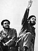 Fidel Castro (right), a prominent member of the Caribbean Legion