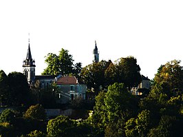 Gezicht op Clermont-de-Beauregard