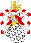 Armoiries des ducs de Bretagne après la simplification héraldique de 1316. Type chevaleresque du XVe siècle.