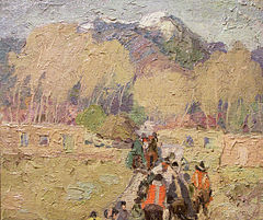 Taos Mountain, Trail Home, Корделия Уилсон, между 1915—1920