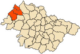 Distretto di Oggaz – Mappa