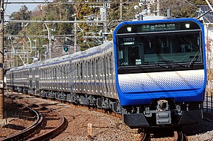 横須賀線を走るE235系1000番台（2020年12月 北鎌倉駅 - 鎌倉駅間）