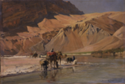 Eugène Girardet, La rivière à El-Kantara, non daté (1875 - 1907), Musée des Beaux-Arts de La Chaux-de-Fonds