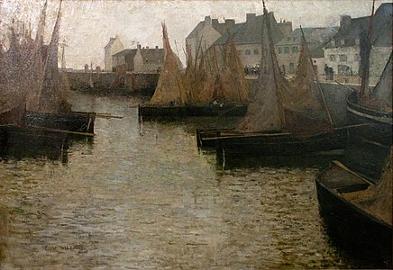 Le Port de Concarneau (vers 1884), Paris, musée du Louvre.