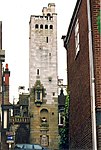 Former Kings Coffee House and Gaskell Memorial Tower