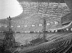 경기장 공사 당시의 모습 (1962년 4월)