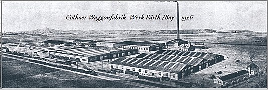 Werk der Gothaer Waggonfabrik, 1926