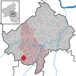 Гундсбах на карті району