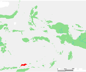 Localización de Wetar, la principal isla del grupo