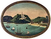 Igreja e praia da Glória. Coleção do Museu Histórico Nacional. (c. 1790).