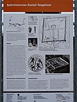 Infotafel des spätrömischen Kastells Tasgetium