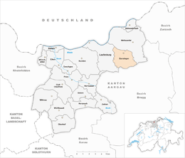 Gansingen – Mappa