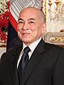 Norodom Sihamoni, roi du Cambodge