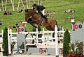 Kevin Staut et Kraque Boom lors du CSI-3* de La Clusaz (juillet 2012).