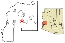 موقعیت برندا، آریزونا در نقشه