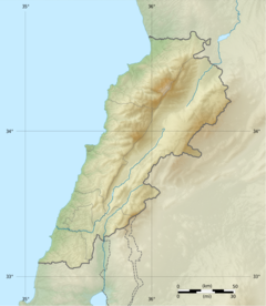 Qurnat as Sawdā is located in Lebanon