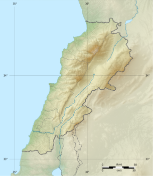 جباع is located in Lebanon